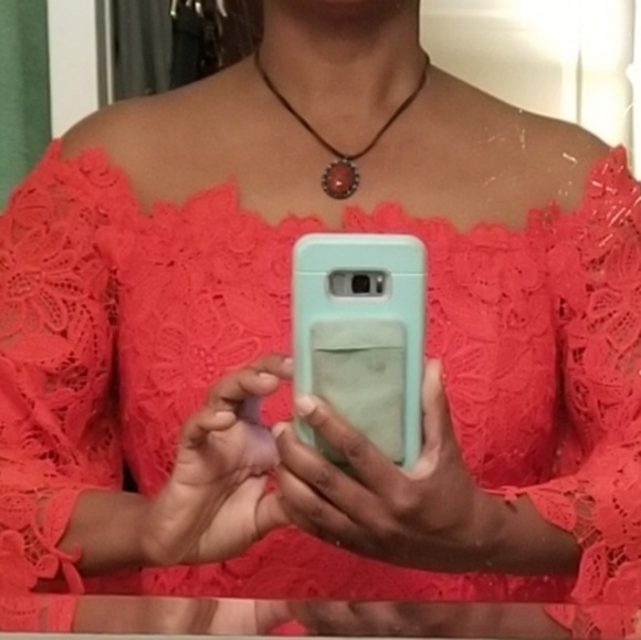 Free People Fiesta Red Above Knee Cocktail Dress - Picture 4 of 7